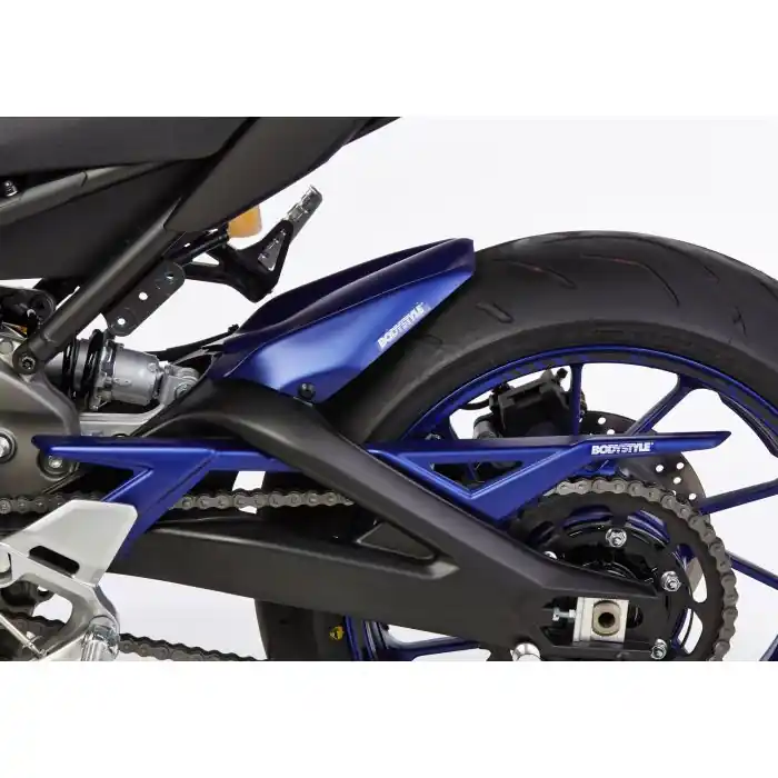 Abverkauf BODYSTYLE Sportsline Hinterradabdeckung blau Icon Blue, DPBMC ABE passt für YAMAHA MT-09 / SP(20-20)