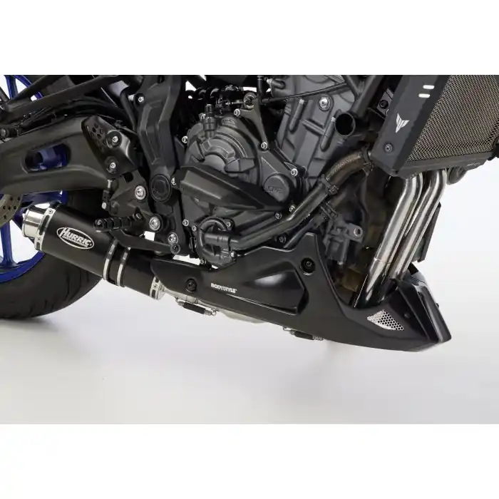 Highlight BODYSTYLE Sportsline Bugspoiler grau Storm Fluo ABE passt für YAMAHA MT-07(21-23)