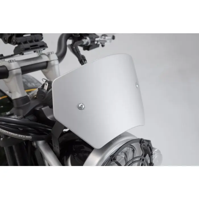 Neuheit SW-Motech Windschild Silbern passt für Triumph Scrambler 1200 XC/XE(18-)