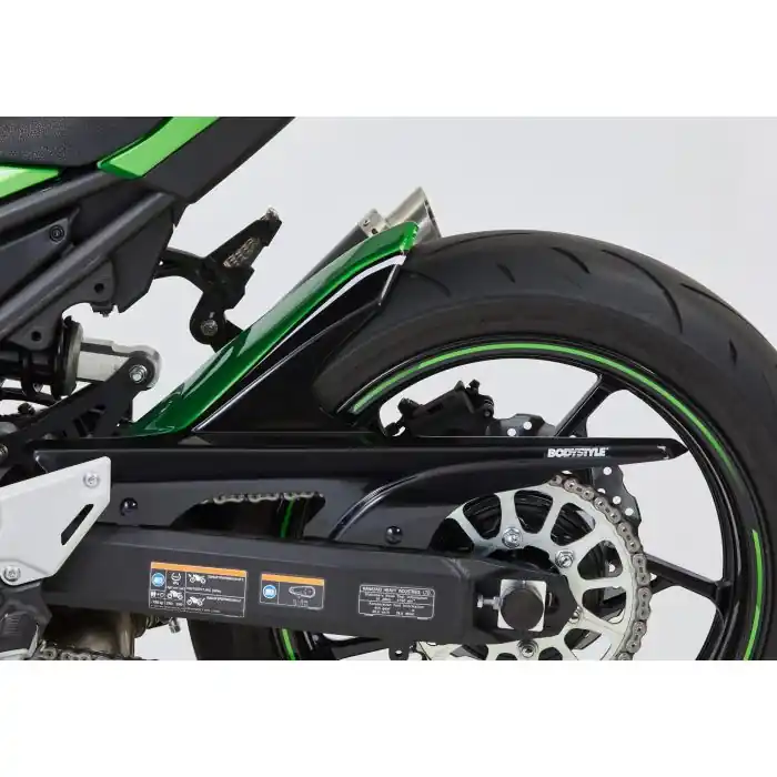 Günstig BODYSTYLE Sportsline Hinterradabdeckung rot Candy Persimmon Red, 603 ABE passt für KAWASAKI Z900(24-24)/Z900 (70 kW)(24-24)