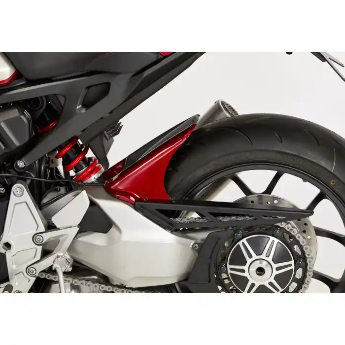 Knallerangebot BODYSTYLE Sportsline Hinterradabdeckung mit Alu-Kettenschutz schwarz Matt Ballistic Black Metalli passt für HONDA CB1000R(21-22)