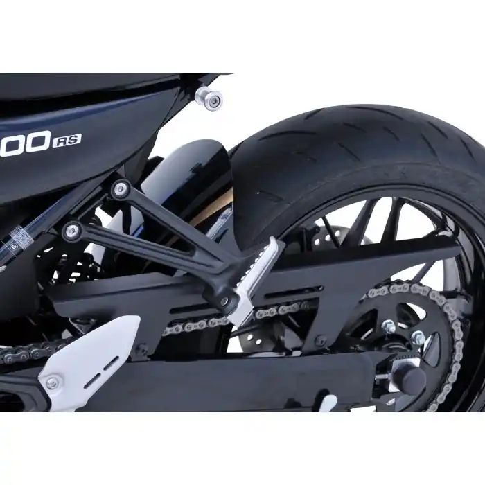 BODYSTYLE Sportsline Hinterradabdeckung grün/silber/weiß Metallic Dark Green ABE passt für KAWASAKI Z900 RS(22-22) Beliebt