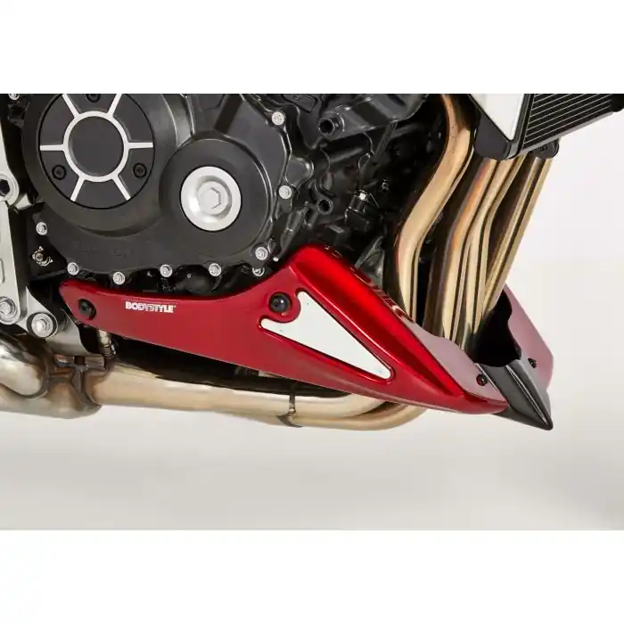 BODYSTYLE Sportsline Bugspoiler rot Candy Chromosphere Red, R381C ABE passt für HONDA CB1000R(21-22) Direktkauf