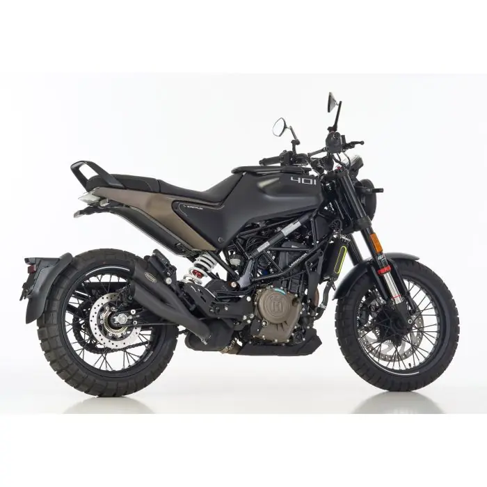 V*HURRIC Pro 2 Auspuff 60mm schwarz-matt EG-BE passt für HUSQVARNA Svartpilen 125(21-23)/Svartpilen 401(20-23)/Vitpilen 401(20-23) Direktkauf