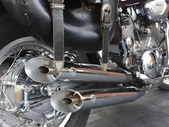 Ausverkauf Sale Falcon "Cromo Line" / YAMAHA XV 1100 / 750 Virago / 2 x Endschalldämpfer / EG-BE