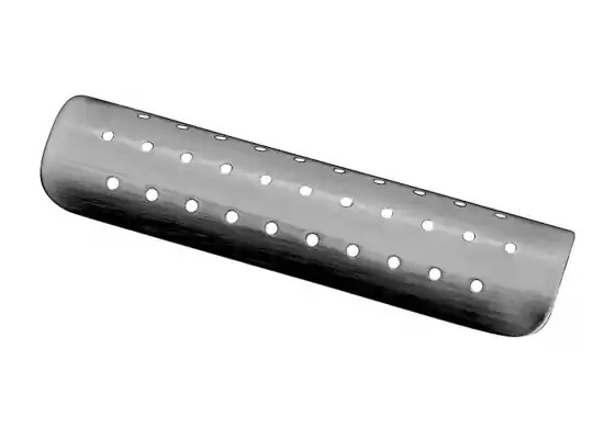 HH Hitzeschutzblech - Auspuff - 150 mm x 60 mm / Metall / Oldstyle Markenprodukt