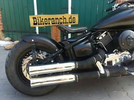 Schneller Versand Bobber - Heckfender - Schutzblech - Set / schwarz glanz / YAMAHA XVS 1100 Cus + Clas / Tüv