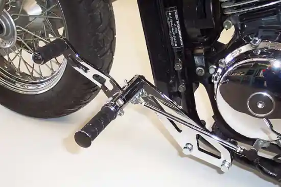 Online Kaufen MB vorverl. Fußrasten / 19cm / Ness Style glatt / chrom / SUZUKI VL / M / C 800 Intruder / ABE