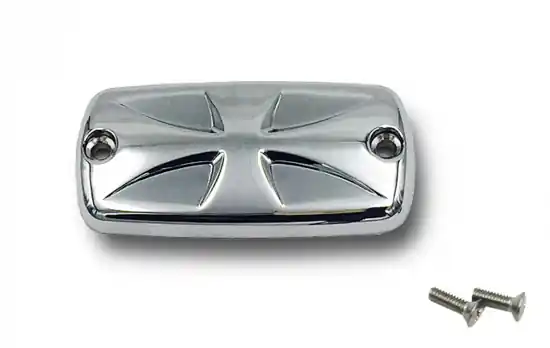 Knallerangebot HH BREMSDECKEL Mastercover "IRON CROSS" - chrom / YAMAHA XVZ 1300 / XV 1600 / 1700