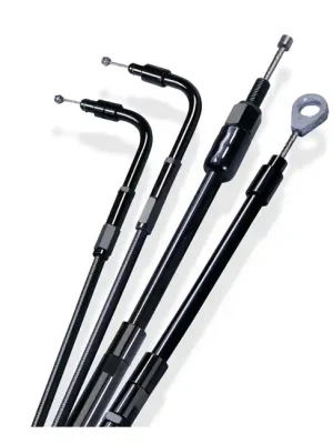 Barnett Rückholzug Stealth Schwarz 44" für Harley-Davidson 96-22 Neu Im Sortiment