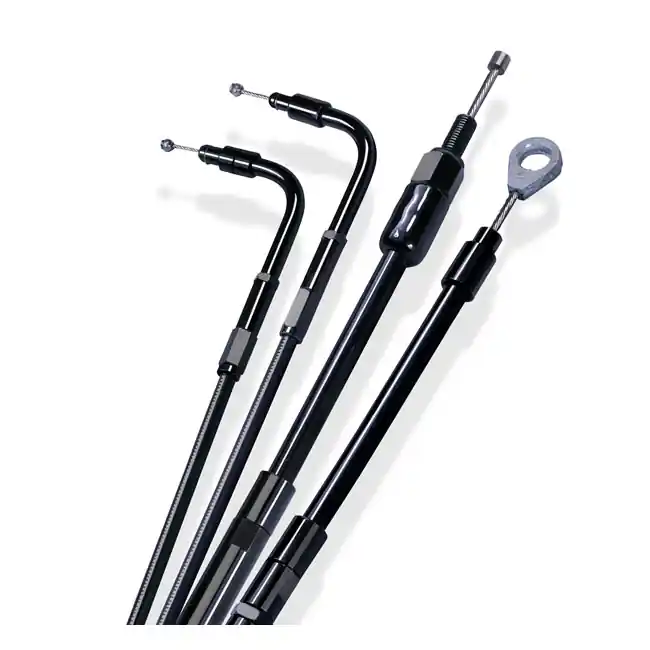 Barnett Rückholzug Stealth Schwarz 44" für Harley-Davidson 96-22 Neu Im Sortiment