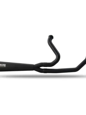 Rabatt Malparidos 2-1 Auspuffanlage Schwarz für Harley-Davidson Softail 18-24 mit TÜV!
