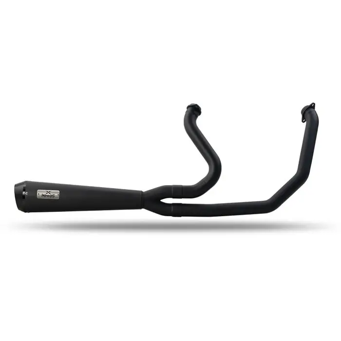 Rabatt Malparidos 2-1 Auspuffanlage Schwarz für Harley-Davidson Softail 18-24 mit TÜV!