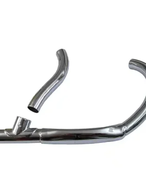 Heißes Angebot Samwel 2-1 Krümmeranlage 65452-41 Chrom für Harley-Davidson WL, WLA, WR