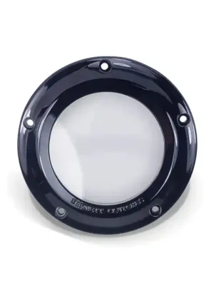 Begrenztes Angebot Barnett Clear Derby Cover Schwarz für Harley-Davidson Big Twin 07-16