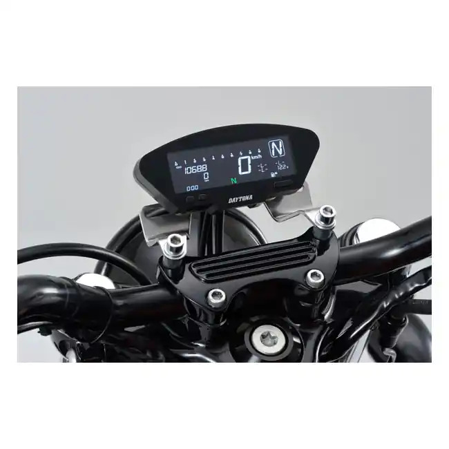 Solange Der Vorrat Reicht DEVA01 Multifunktionsinstrument, Tacho, Drehzahlmesser Schwarz, für Harley-Davidson