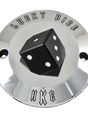 Jetzt Kaufen HKC Point Cover Lucky Dice, pol., f. Harley-Davidson BigTwin 70-99, XL 04-20