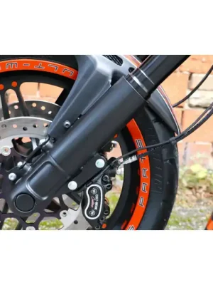 Cultwerk Gabel Cover Schwarz, für Harley-Davidson Softail FXDRS 19-20 Direktkauf