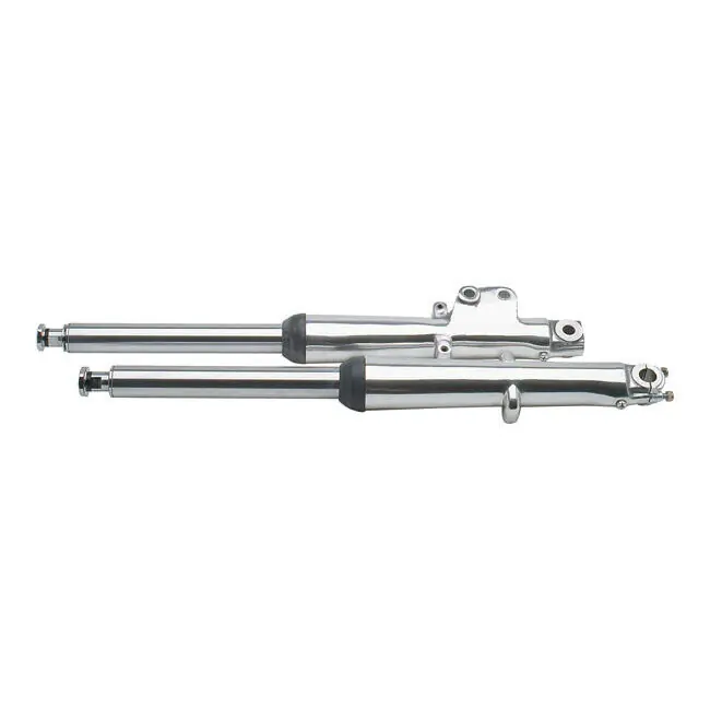 2 Stand & Tauchrohre, +2", Einscheibe, poliert, f. Harley-Davidson 72-84 FL Letzte Chance
