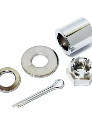 Achsmontage Kit, Hinterrad, Chrom, für Harley-Davidson FXR 82-94 Direkt Vom Hersteller