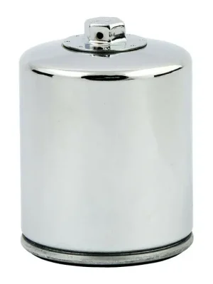 Bestpreis K&N Ölfilter kurz, Chrom, f. Harley-Davidson 99-17 Twin Cam; 17-20 M8