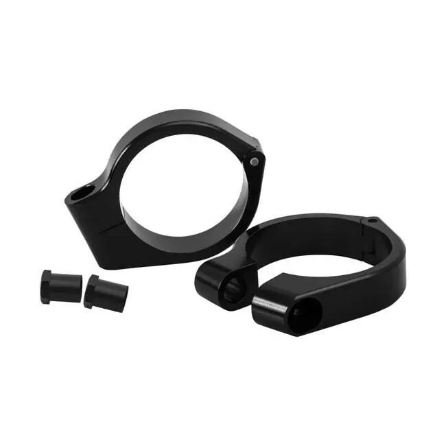 Top-Preis Motone Blinkerhalter f. 49mm Gabel, Schwarz, für Harley-Davidson und Custombikes