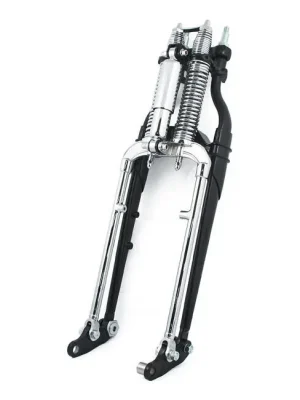 Springergabel, Bremse links, Chrom-Schwarz, f. Harley-Davidson 97-09 FLST Bestseller