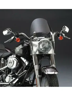 Direktkauf N. Cycles Switchblade D. Windshield, klar, für Harley-Davidson XL, FXD 88-19