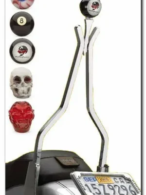 Cycle Vision Sissy Bar Multitude 18" Chrom, für Harley - Davidson Softail, Dyna Echt