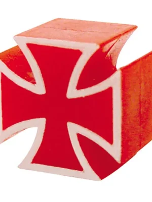 Angebot Trik Topz Ventilkappen, Malteser Kreuz, Rot, für Harley - Davidson