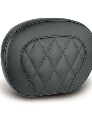 Mustang Setback Diamond Sissybar Pad, Schwarz 9x12", f. Harley-Davidson Garantierte Lieferung