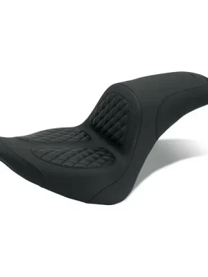 Billig Mustang Tr. Fastback Perewitz Sitzbank f. Harley-Davidson Softail 06-17 200 Rad
