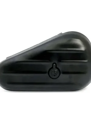 Werkzeugbox, Toolbox Teardrop Schwarz rechts abschließbar, für Harley-Davidson Schnäppchen