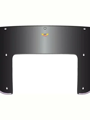 Neu National Cycles Heavy Duty Lower Windshield verstärkt schwarz f. Harley-Davidson