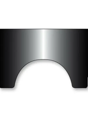 N. Cycles Heavy Duty Lower Windshield A, schwarz für Harley-Davidson FL 49-02 Garantierte Lieferung