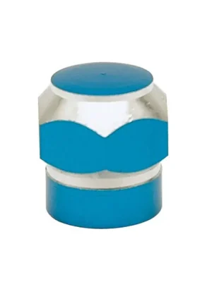 Trik Topz Ventilkappen, Alu-Hex, TwoTone, Blau, für Harley - Davidson Sofort Bestellen