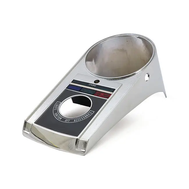 Bestseller Dash Cover Tacho Abdeckung Chrom, für Harley - Davidson Softail 68-90