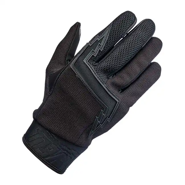 Biltwell Baja Motorrad Handschuhe Schwarz Größe XXL CE geprüft Schnäppchen