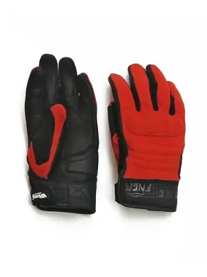 Roeg FNGR Motorrad Handschuhe, schwarz-rot, Größe S CE geprüft! Solange Der Vorrat Reicht