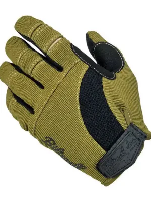 Biltwell Moto Gloves, Motorrad Handschuhe, Olive-Schwarz-Beige Größe XS Sichere Zahlung