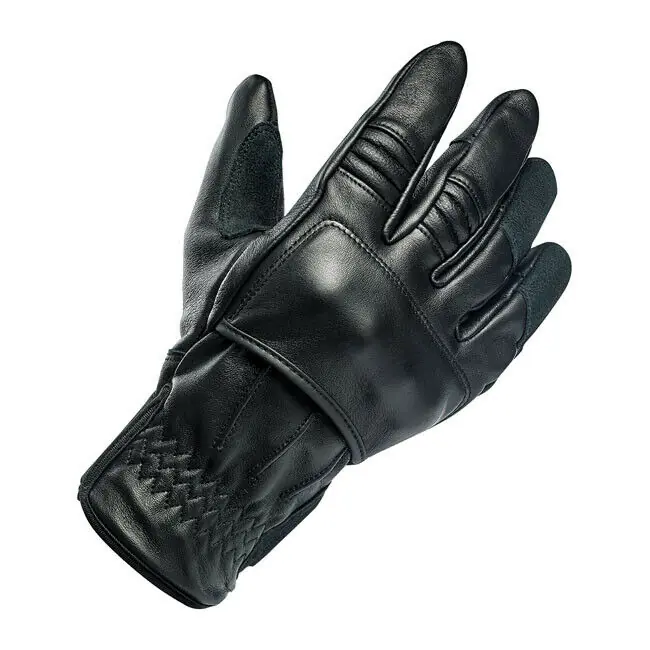 Biltwell Belden Motorrad Handschuhe, Leder, schwarz Größe S CE geprüft! Schnäppchen