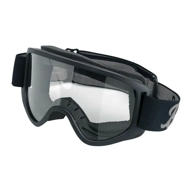 Begrenztes Angebot Biltwell Moto Goggle 2.0, Motorradbrille, Schwarz, für Jethelme / Antibeschlag!