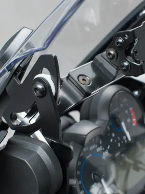 Sichere Zahlung SW-Motech Scheibenverstärkung Schwarz. BMW R 1200 GS (12-), R 1250 GS (18-).