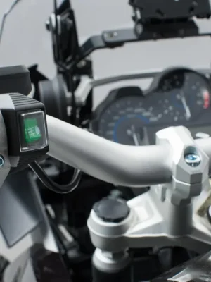 Highlight SW-Motech EVO Nebellicht-Schalter für Cockpit Für Nebelscheinwerfer. Grün leuchtend.