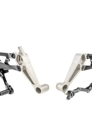 Gilles Fußrastenanlage FXR TÜV-Teilegutachten passend für Aprilia RS 660 & Tuono 660 - Modelle (2021-2025) Abverkauf