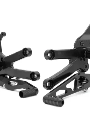 Gilles Fußrastenanlage FXR BLACK NUR FÜR RENNSTRECKE passend für Honda CBR 600 RR - Modelle Echt