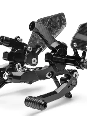 Gilles Fußrastenanlage VCR38GT verstellbar ABE passend für Ducati 1199 Panigale / S 1299 Panigale / S & 899 Panigale - Modelle Preisreduziert
