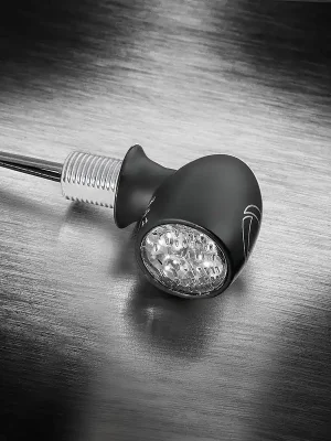 Kellermann Atto® LED Mini Blinker mit ECE schwarz klar vorne und hinten beidseitig Markenprodukt