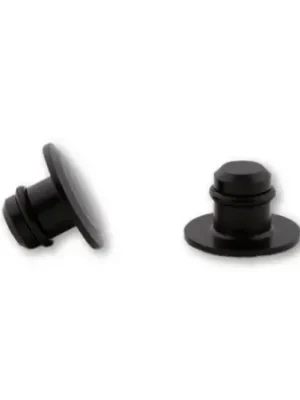 Neue Kollektion HIGHSIDER Abdeckkappen M10 CNC schwarz-glänzend PAAR