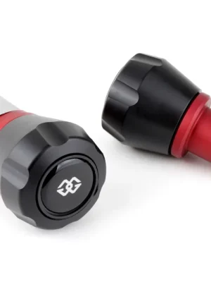 Gilles GTA Achsprotektor Schwarz-Rot Vorne passend für Aprilia Tuono V4 1100 / Factory (2021-2024) Sale